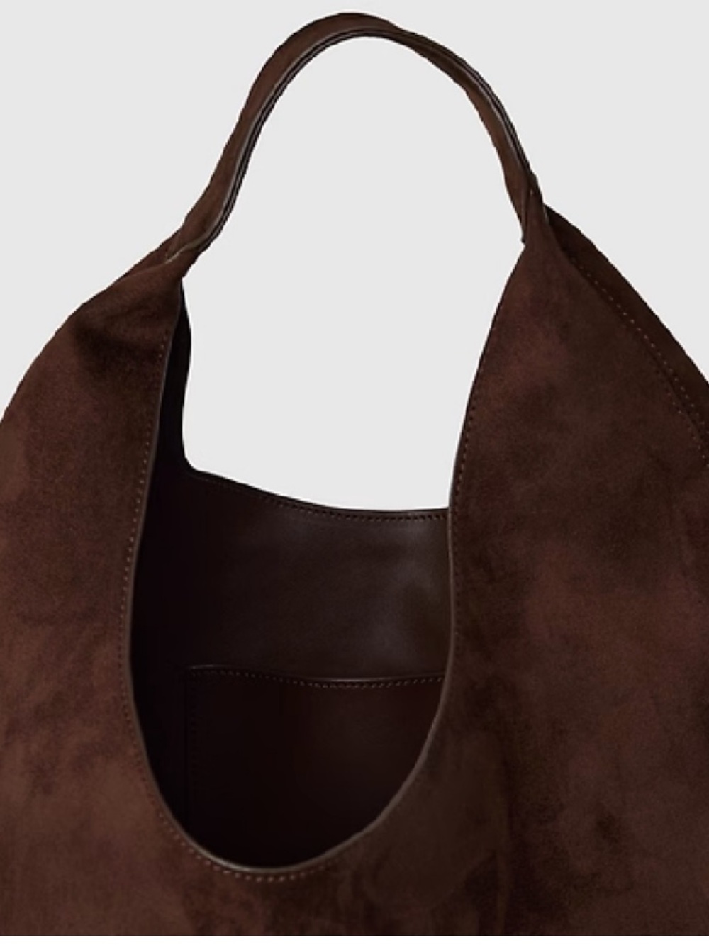 Gap | Handbag | Vegan Suede Slouchy Tote Bag - Picture 3 of 9